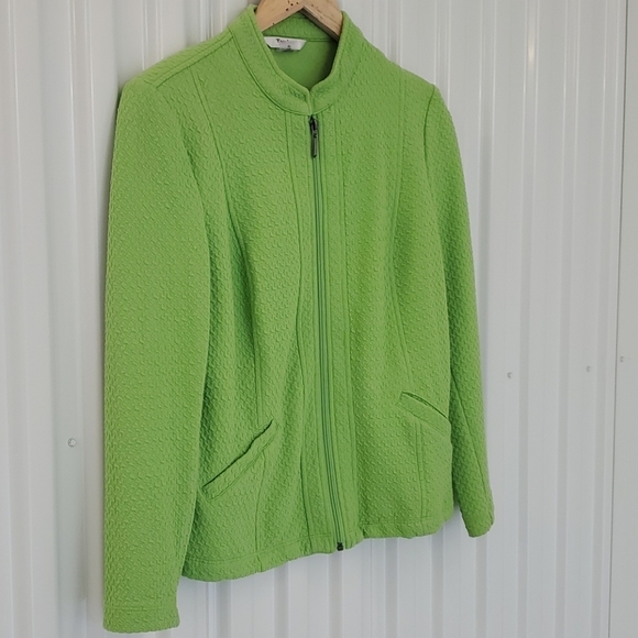 Tanjay Petites zip closure cardigan  style top - Picture 5 of 9